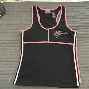 Harley Davidson Pink Label no size label but fits like a size L Tank Top